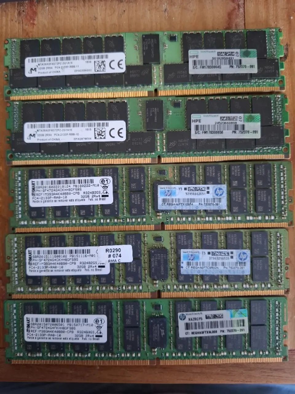 Memória Servidor E X99 32gb Ddr4 2133mhz Ecc Rdimm
