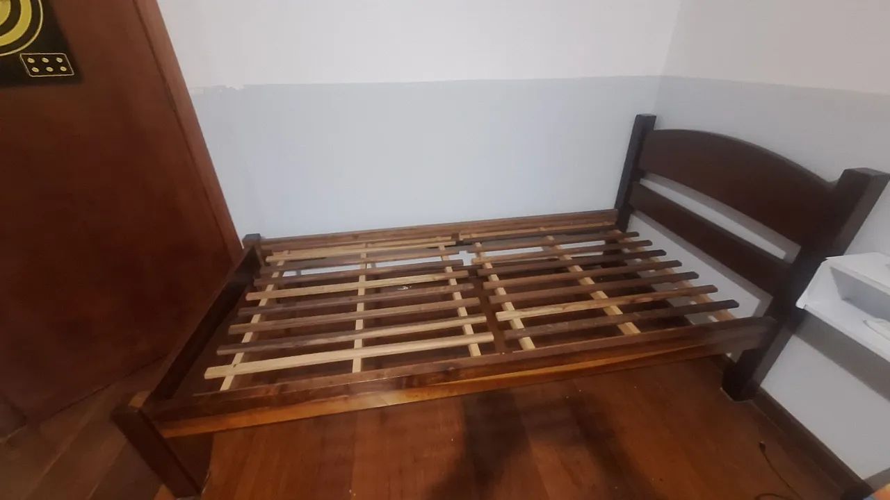 Cama solteiro madeira maciça  - Foto 2