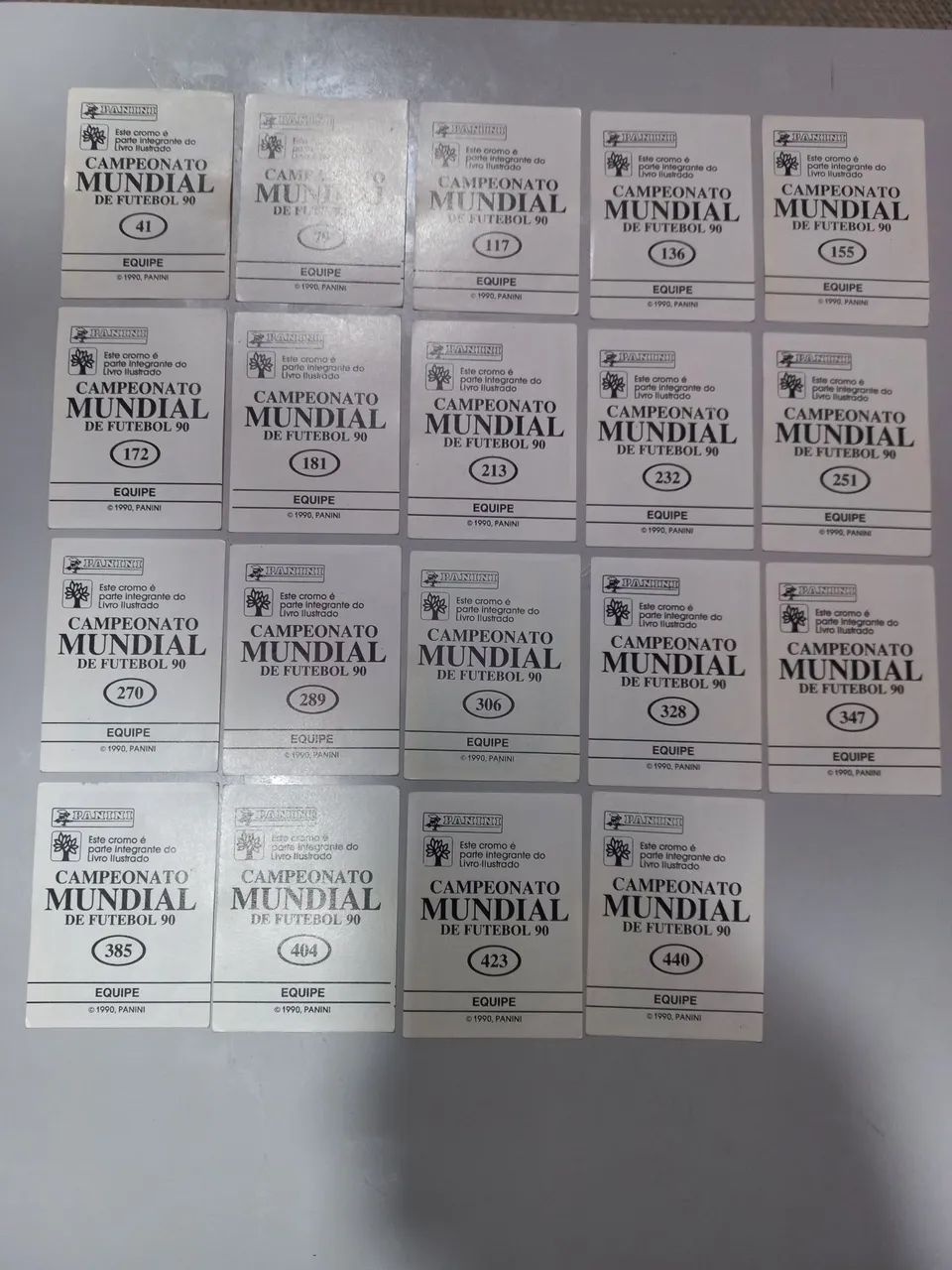 Figurinhas Copa do Mundo de 1990 - Foto 2