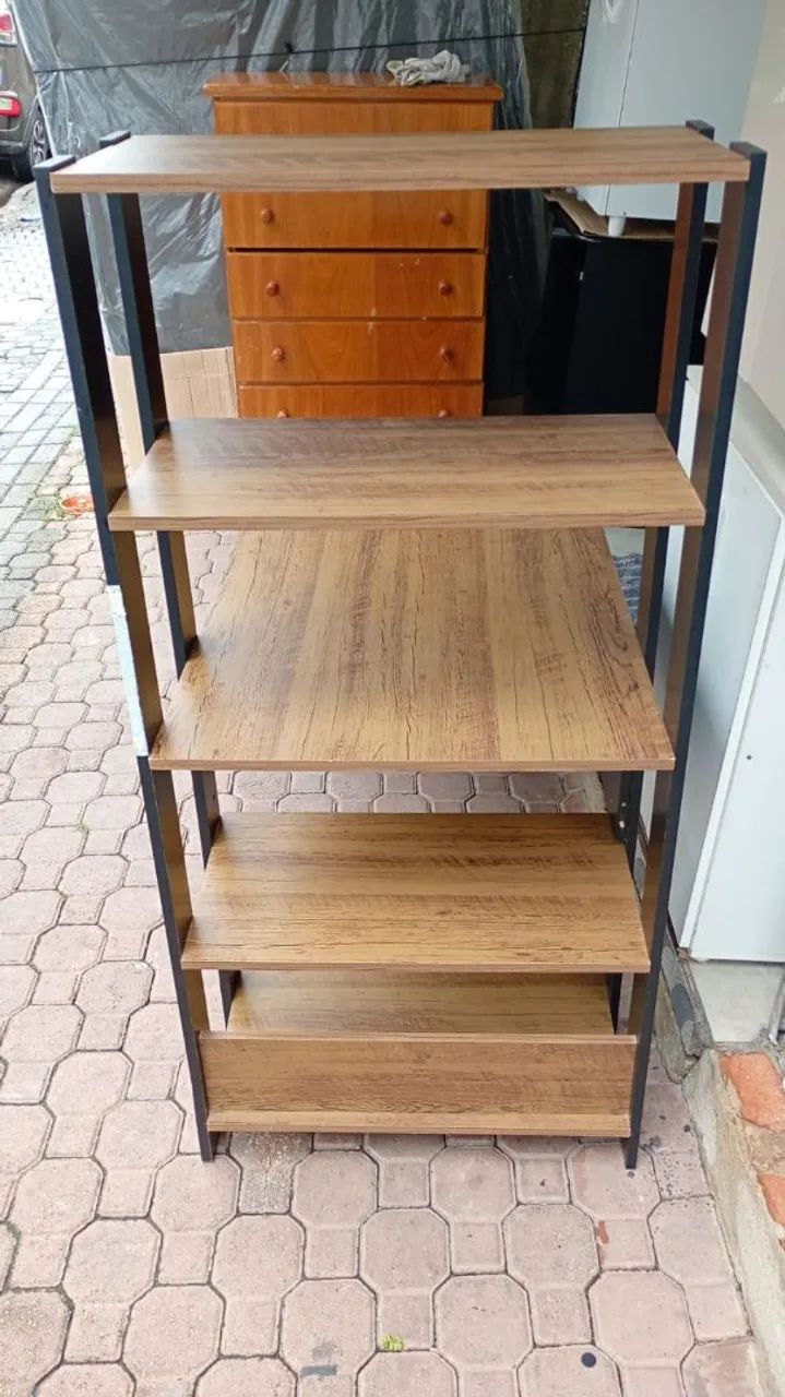 Mesa de estudos com livreiro - Foto 2
