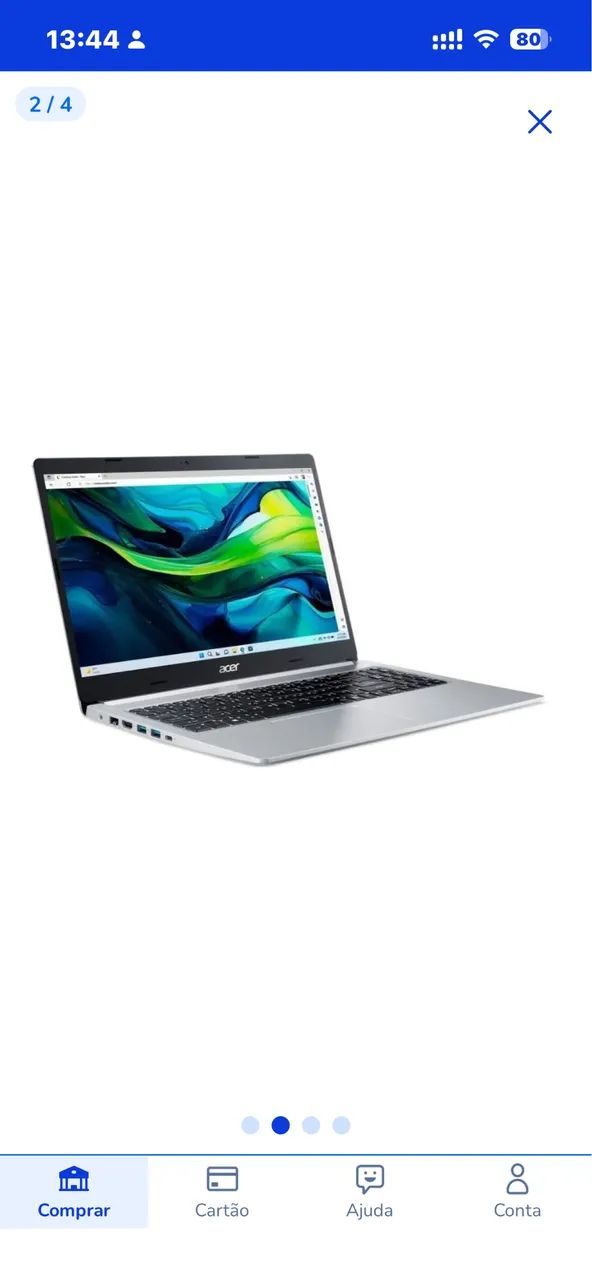 Notebook Acer razey 5 com 256 ssd   - Foto 2