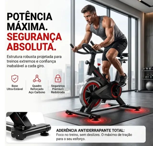 Bicicleta Ergométrica Spinning Cardio E Musculação - Foto 3