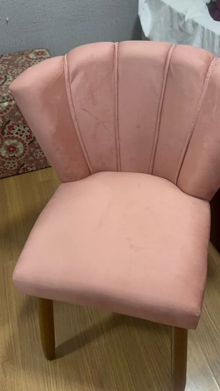 Cadeira pétala rosa - Foto 4