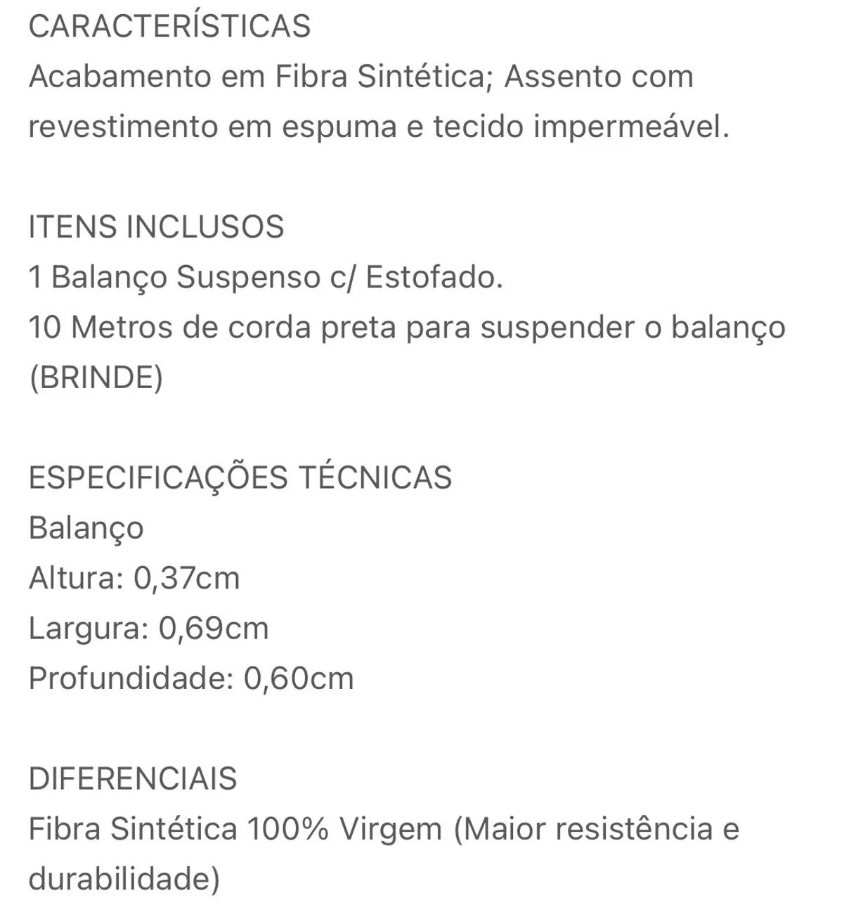 Vendo cadeira de balanço suapensa - Foto 3