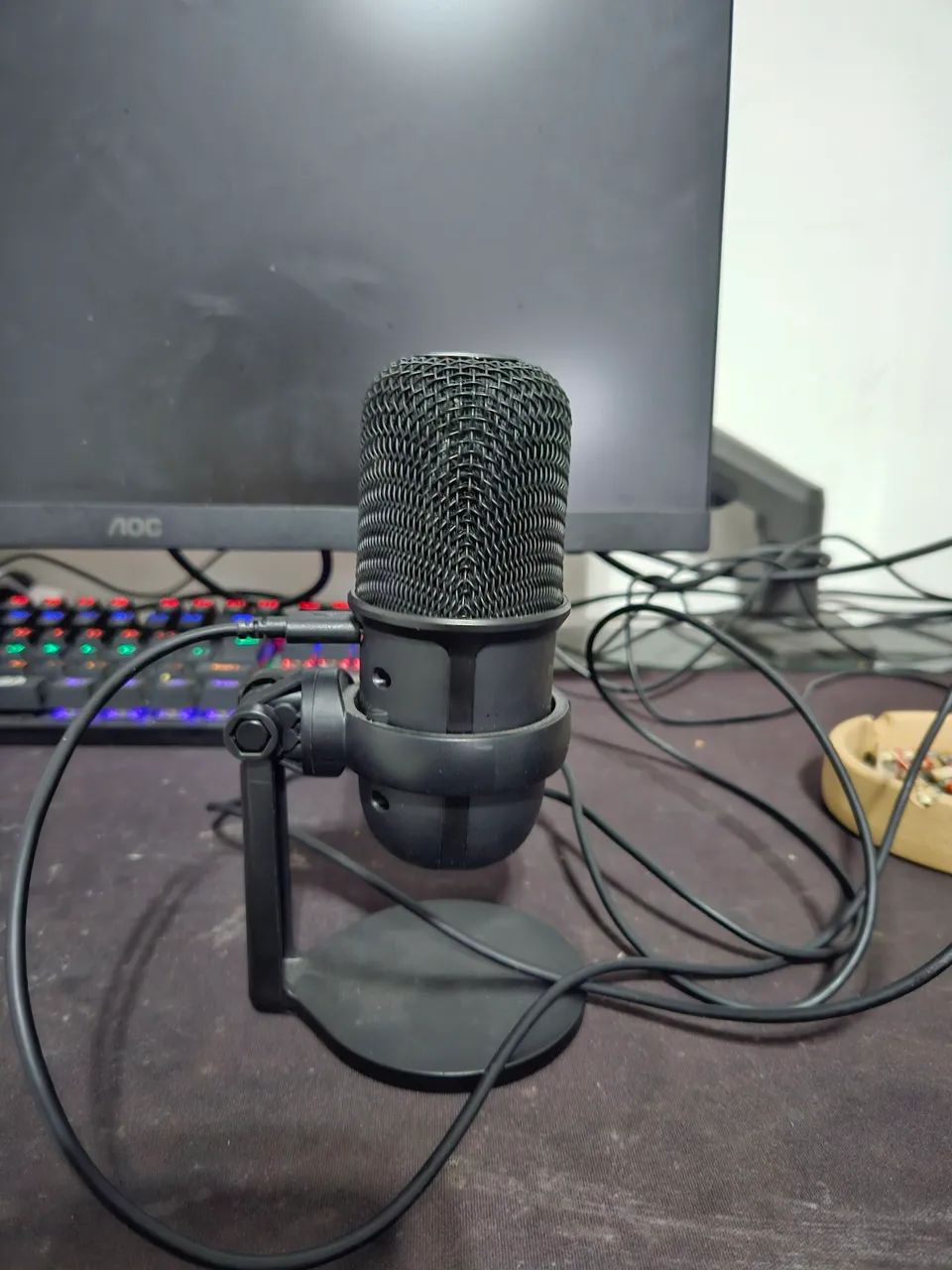 Hyperx Solocast Microfone de Mesa - Foto 4