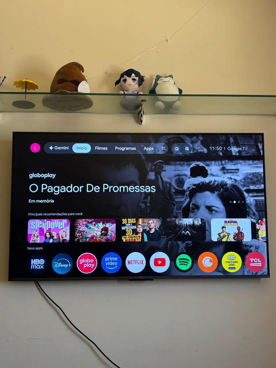TV TCL 55 polegadas 4K 120hz miniLed gamer - Foto 3