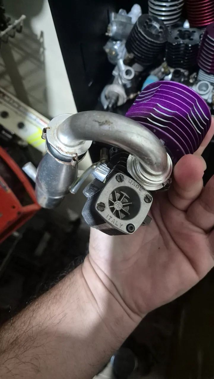 Rc Automodelo Motor Nova Rossi .21 Excelente compressão  - Foto 4