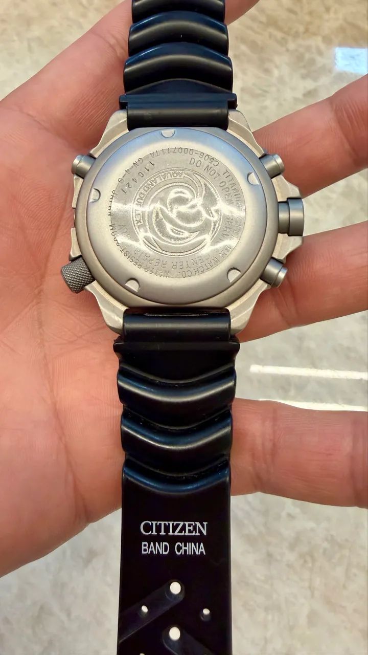Relógio Citizen Aqualand C506 Titanium  - Foto 5