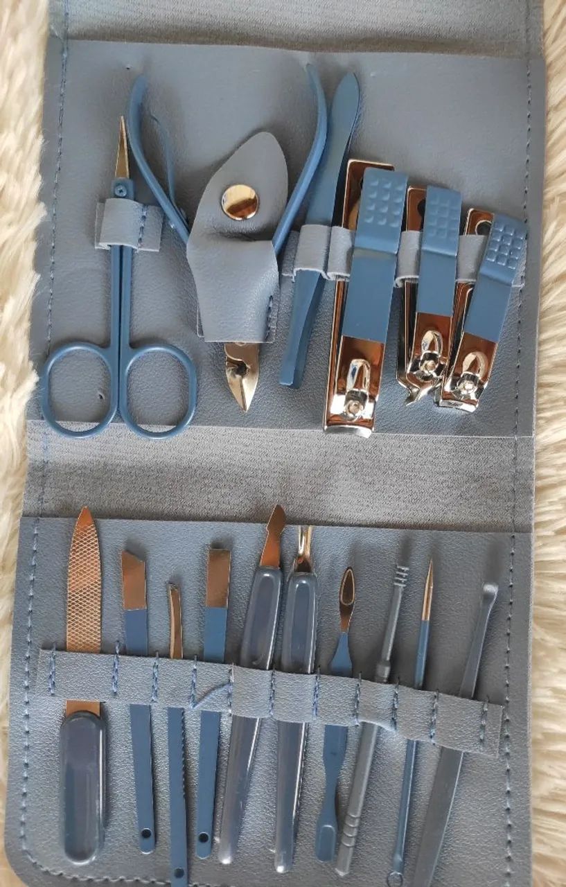 Kit manicure unhas 16 pcs - Foto 2