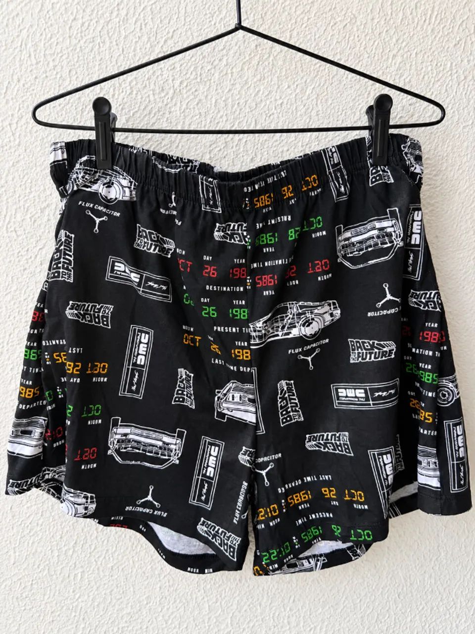 Cueca samba canção / Short "Back to the Future", tamanho G