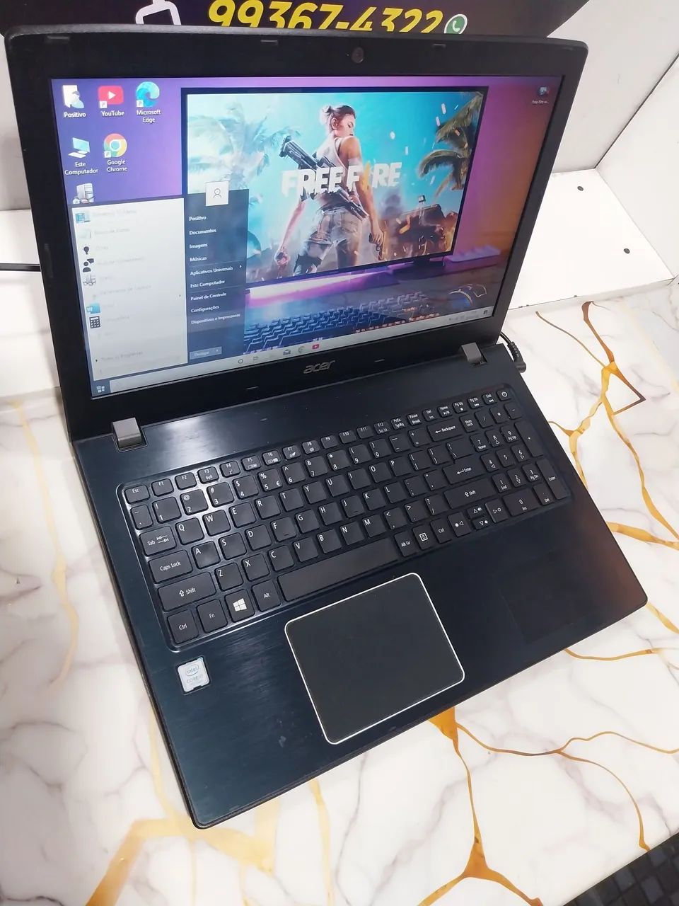 Vendo Notebook Acer intel Core i7-7°GER/ HD de 1Tera/ 8GB DDR4 office+Programas leia.. - Foto 2