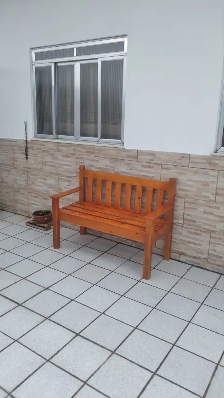 Bancos de Madeira Maciça 2, 3 ou 4 Lugares  - Foto 4