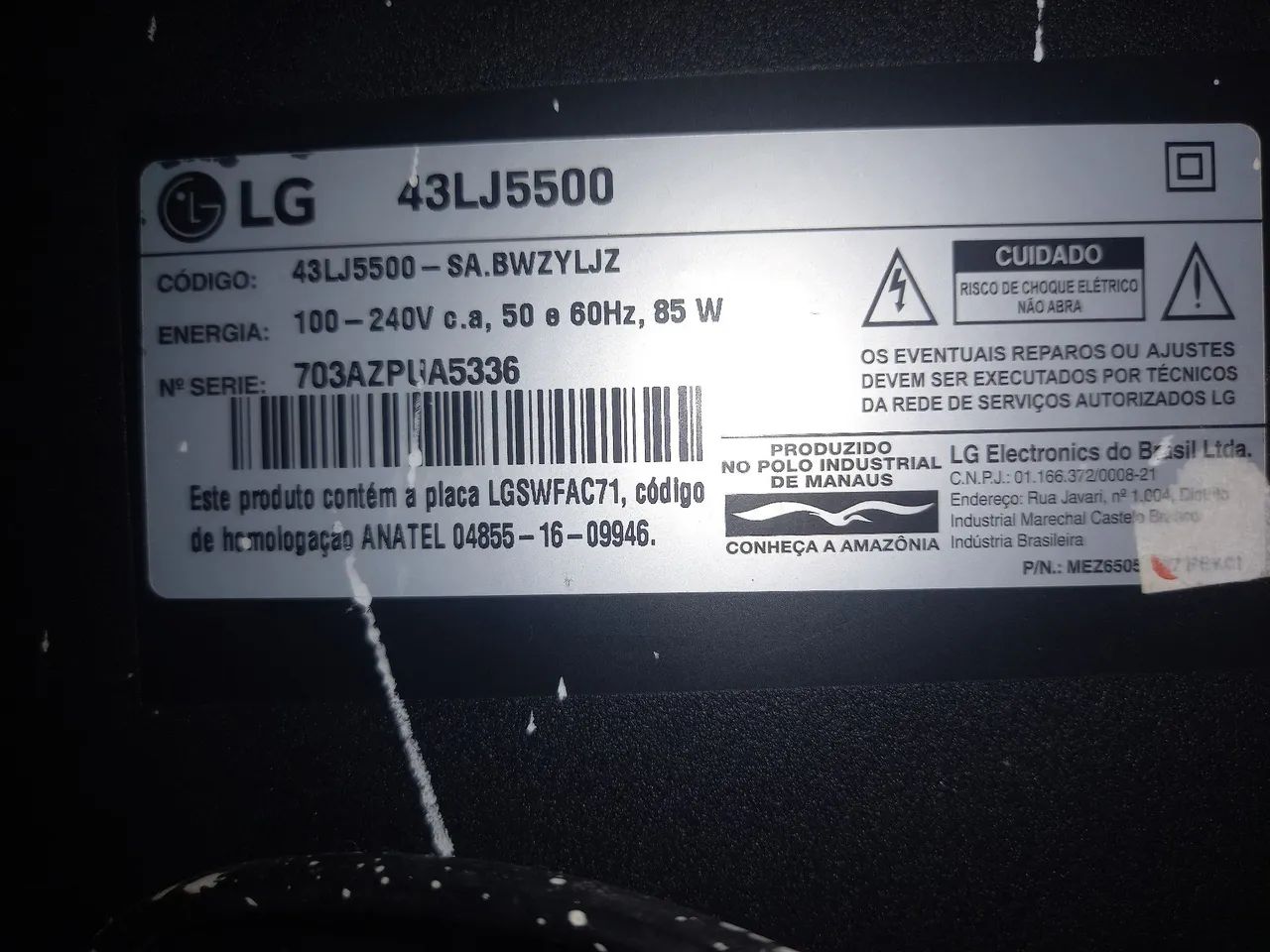 TV LED LG 43LJ5500 - Foto 5