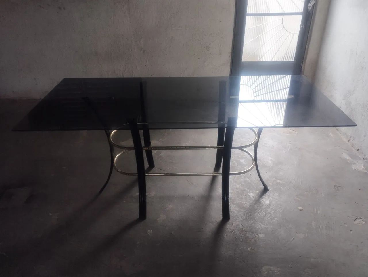 Mesa de vidro, base de ferro <br>Guaianases - Foto 2