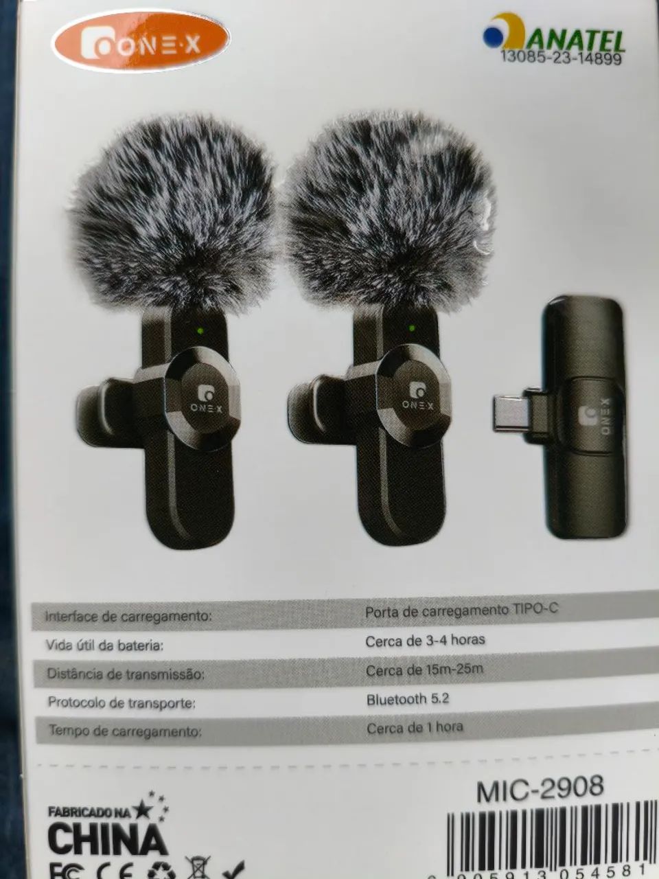Microfone lapela para celular - Foto 2