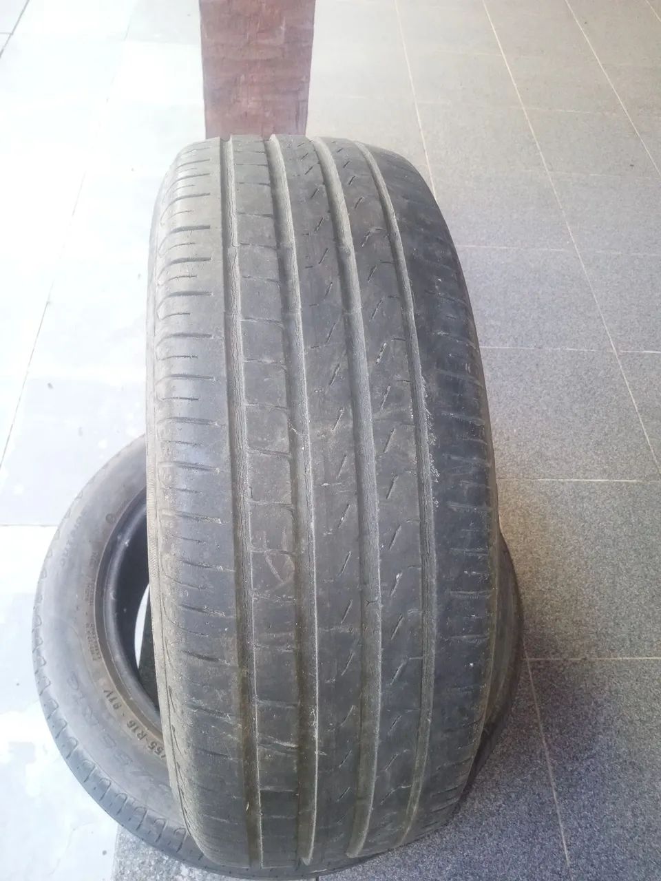 2 pneus Pirelli cinturado 195 55 16, carnudos passa na vistoria  - Foto 2