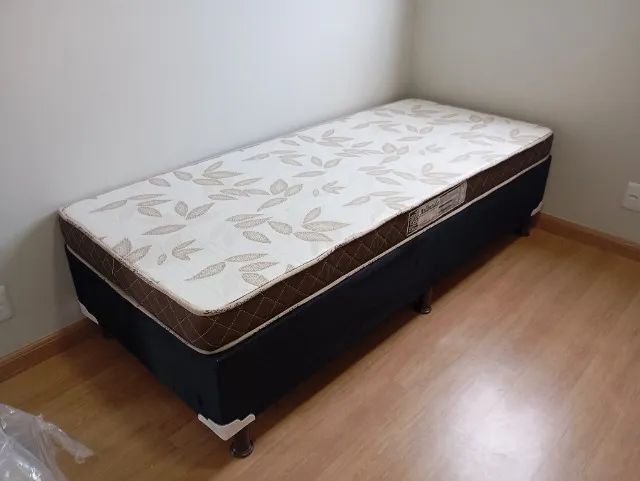 Cama Box Solteiro Colchão D33 Nova  - Foto 2