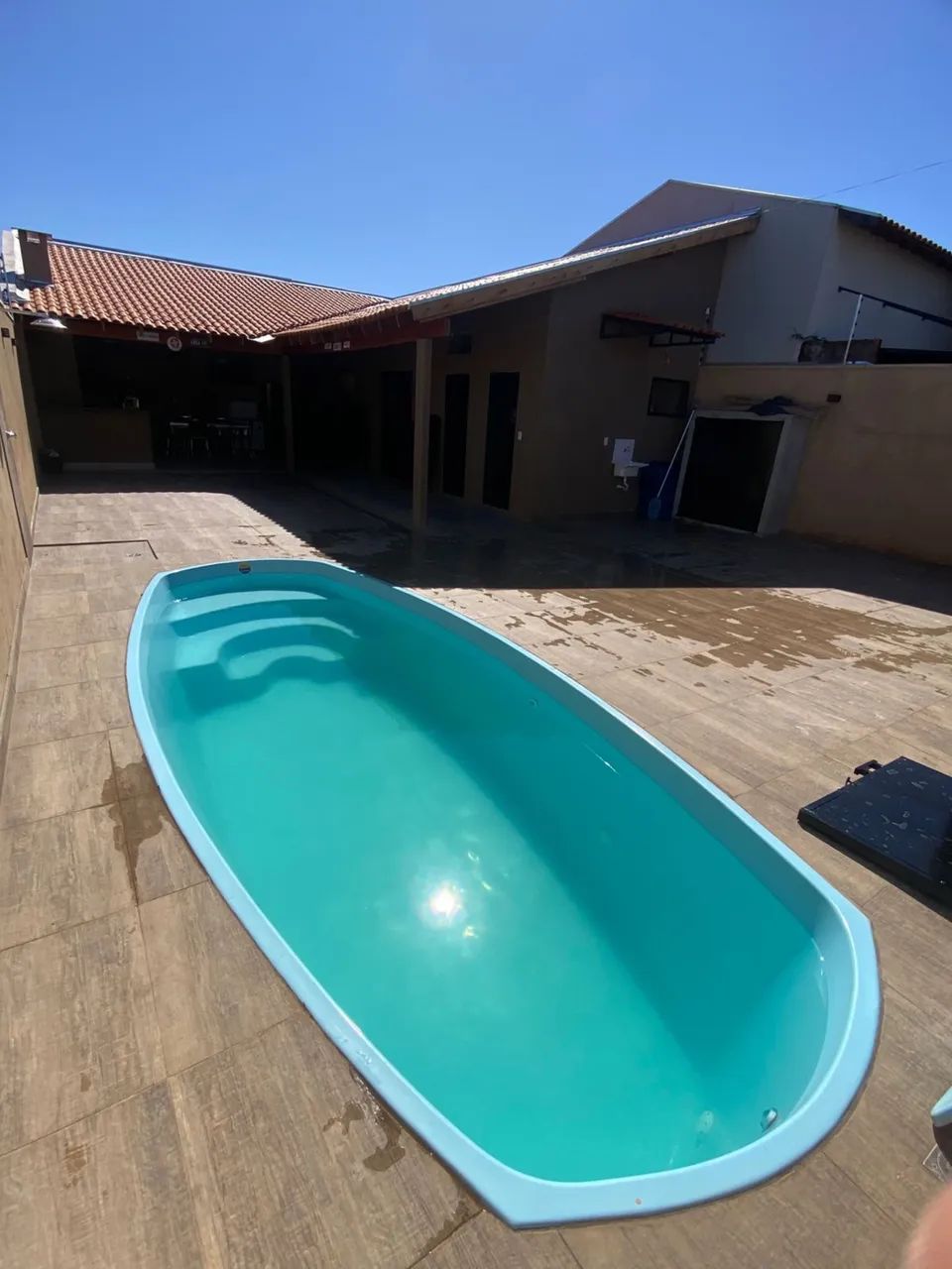 Espaço de lazer completo.