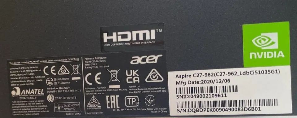 Desktop All-in-One Acer Aspire C27-962 - Foto 3