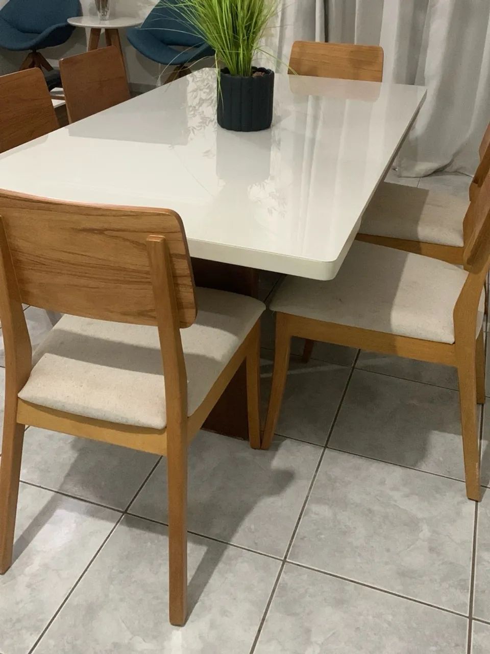 Mesa 6 Lugares + 6 cadeiras 