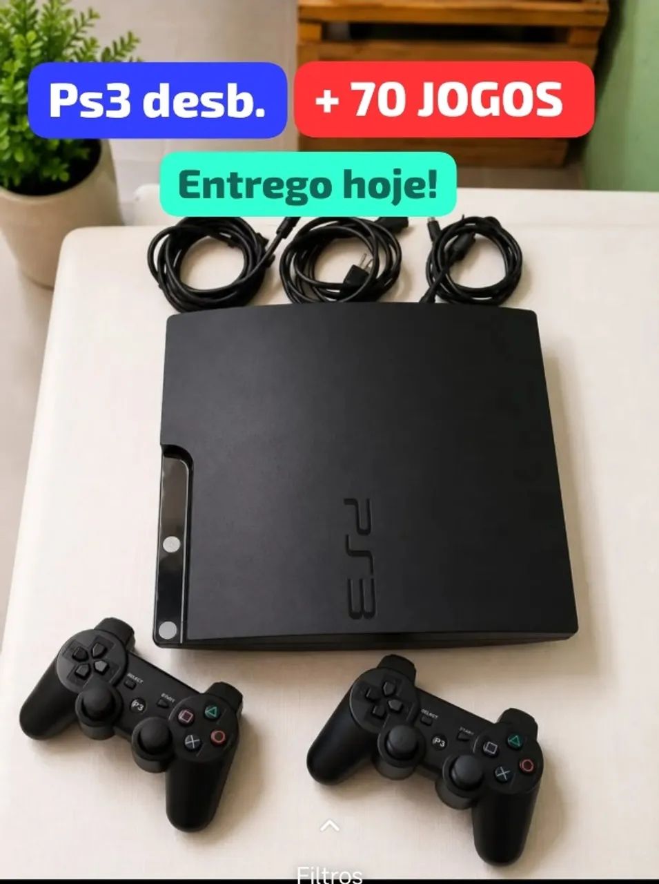 Ps3 desb. 70 jogos incriveis