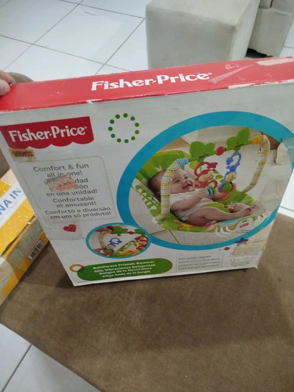 Fischer e price cadeirinha bebê  - Foto 2
