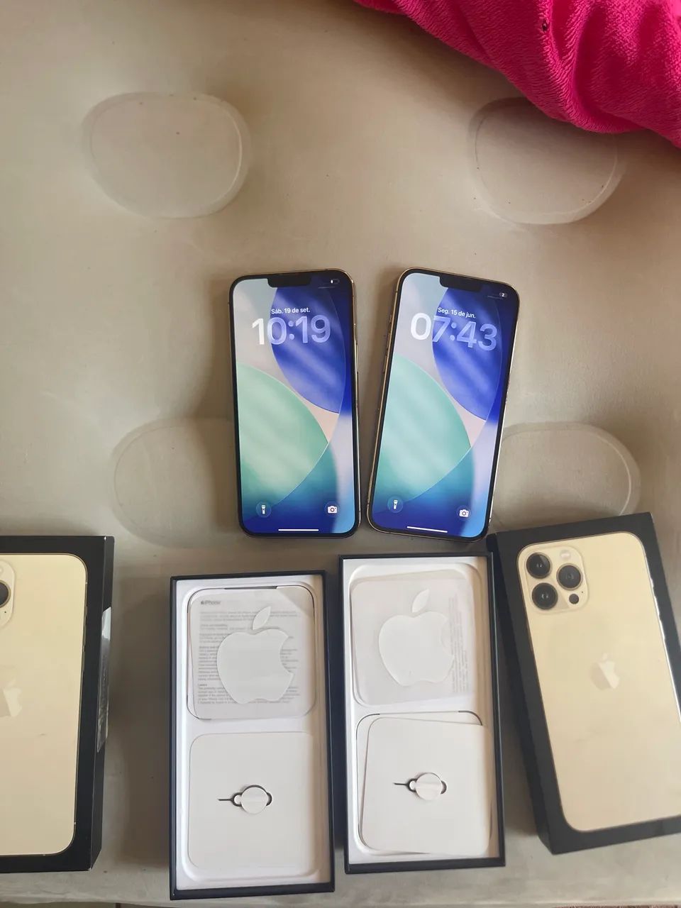 2 iPhone 13 Pro Max 512G na caixa original novo usado  - Foto 3