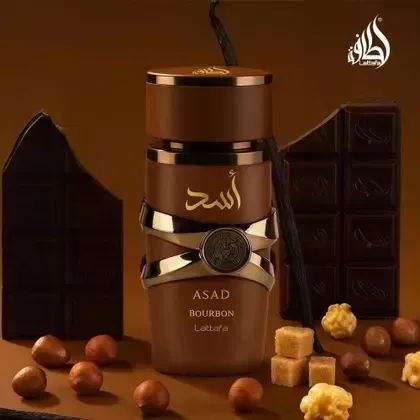 Perfume Árabe Assad Bourbon Lattafa Masculino Eau de Parfum 100ml Original Importa