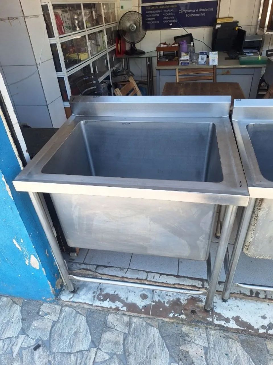 Tanque inox 90x70 - Foto 2