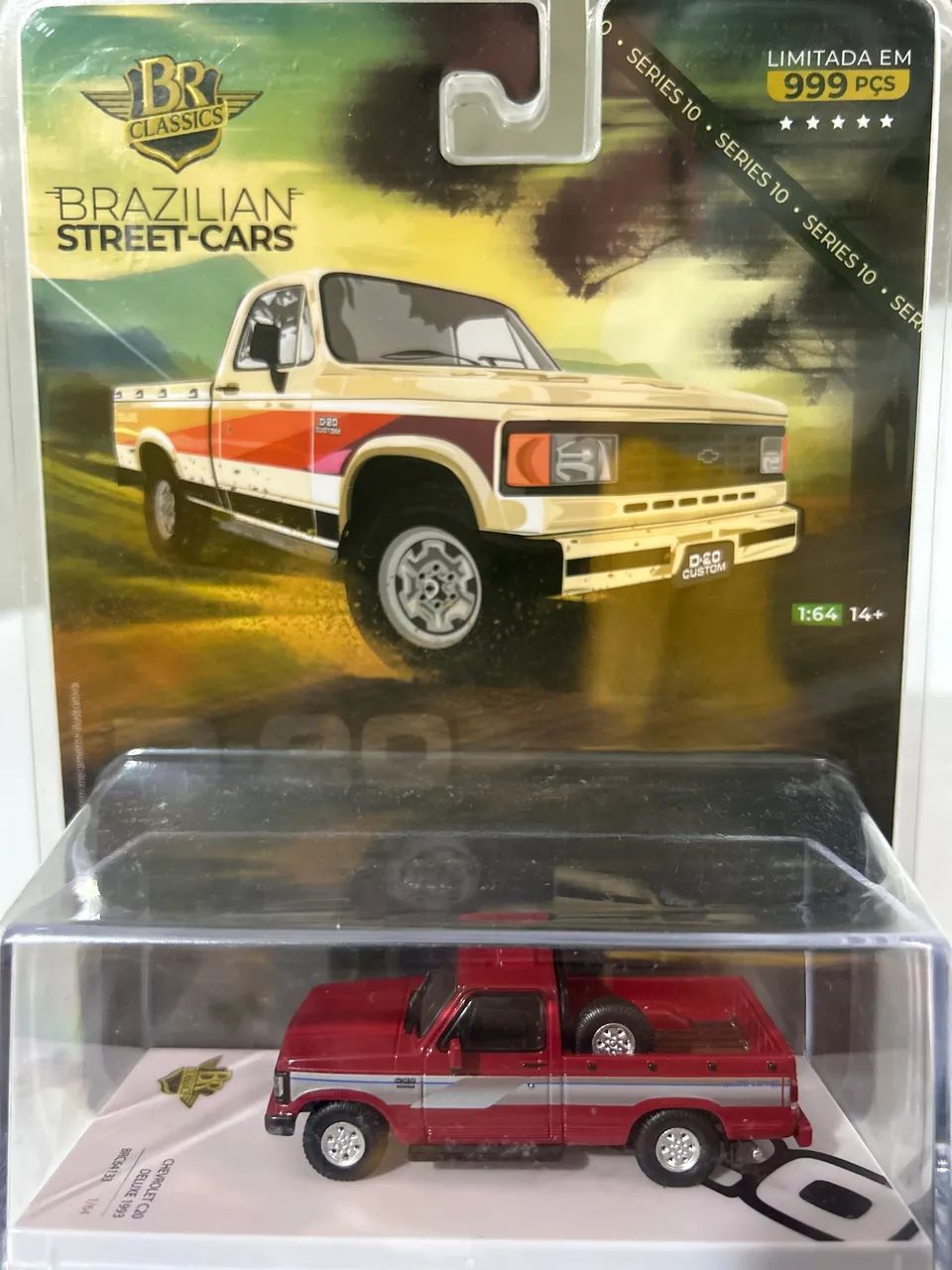Chevrolet C20 Deluxe Vinho - 1/64 - Br Classics - Foto 3