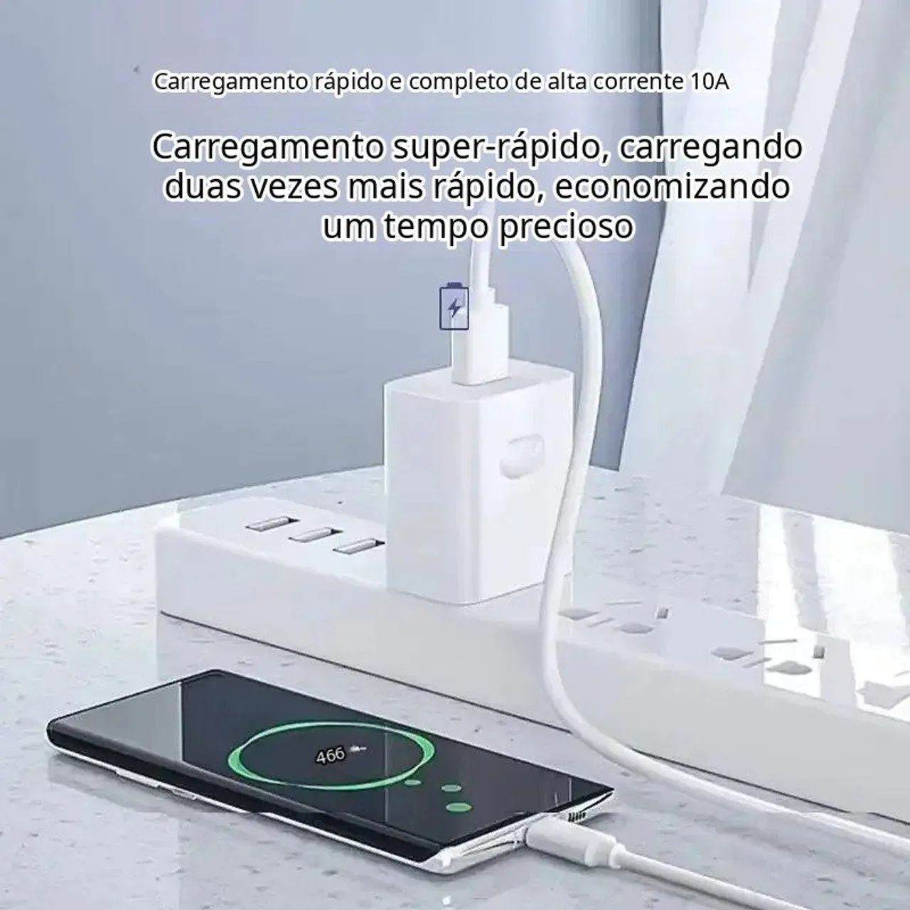Cabo USB C fast charge até 100W - Foto 4