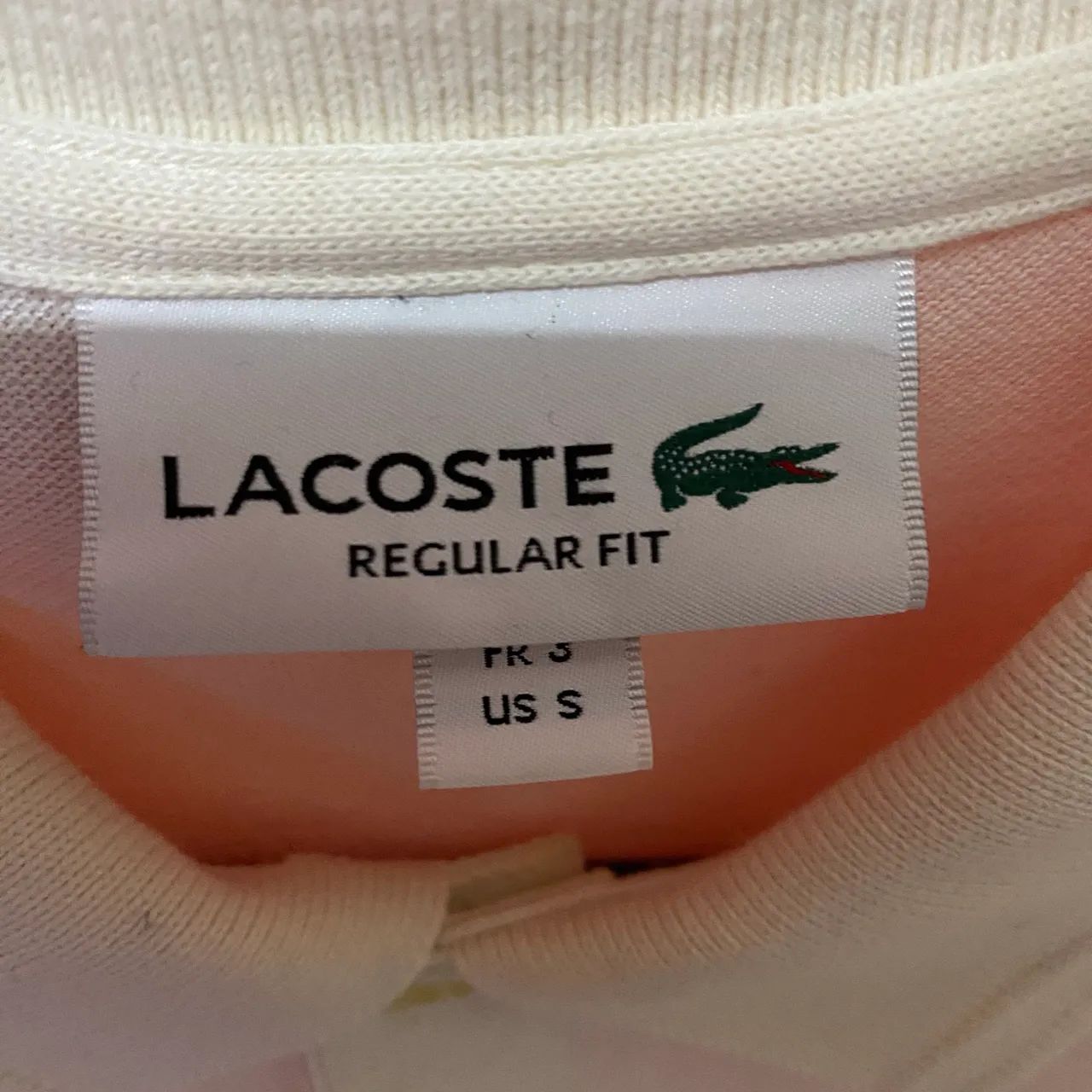 Camisa Polo Lacoste Bege ORIGINAL  - Foto 4
