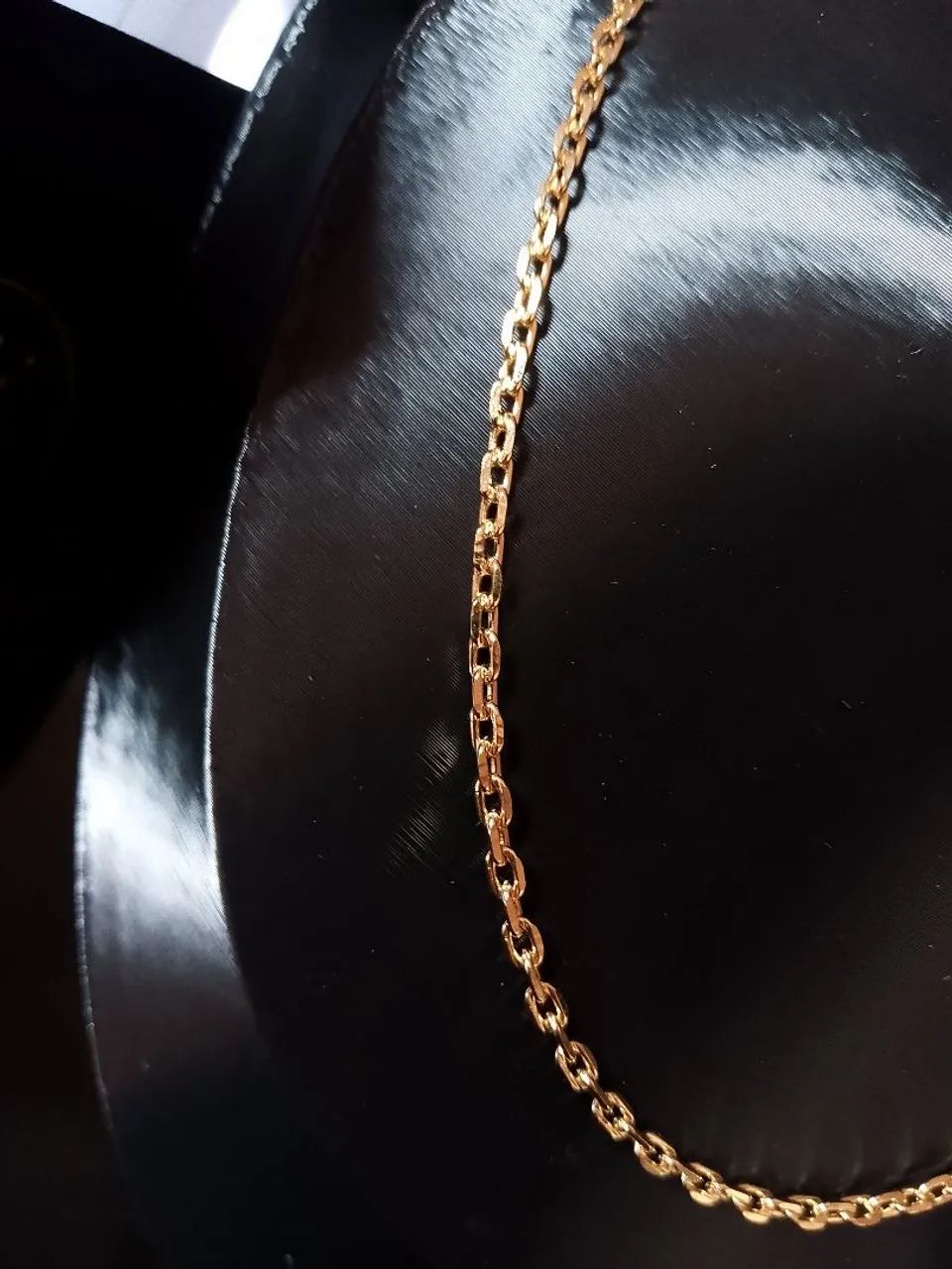 Corrente Cadeado Banhado a Ouro 18K  - Foto 5