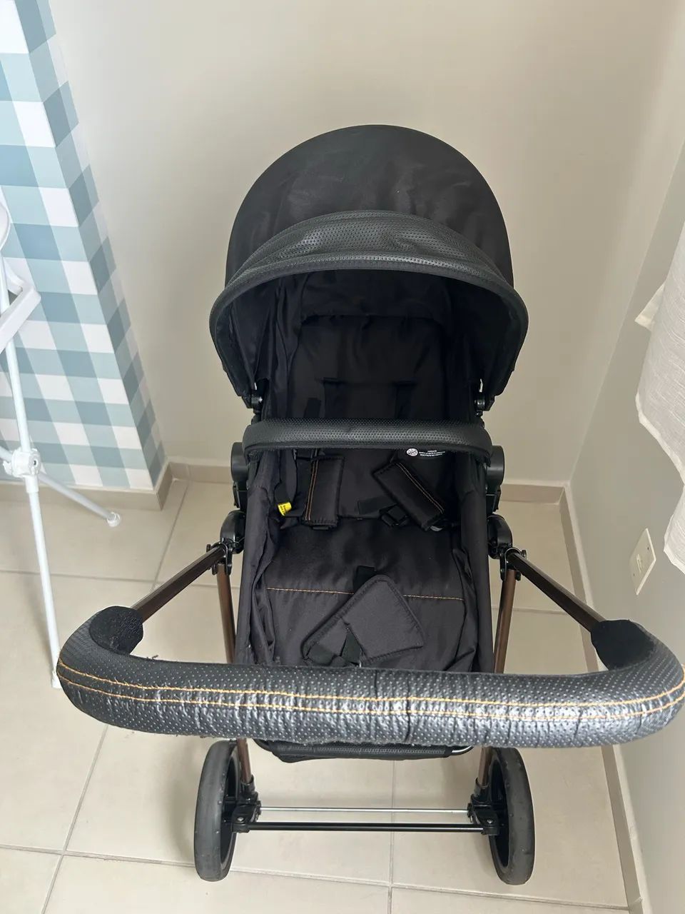 Carrinho de bebê + Bebê Conforto Isofix - Galzerano - Foto 4