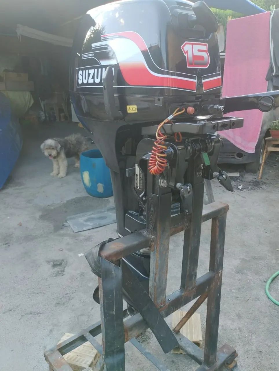 Motor Suzuki 15 Hp 2 tempo  - Foto 4