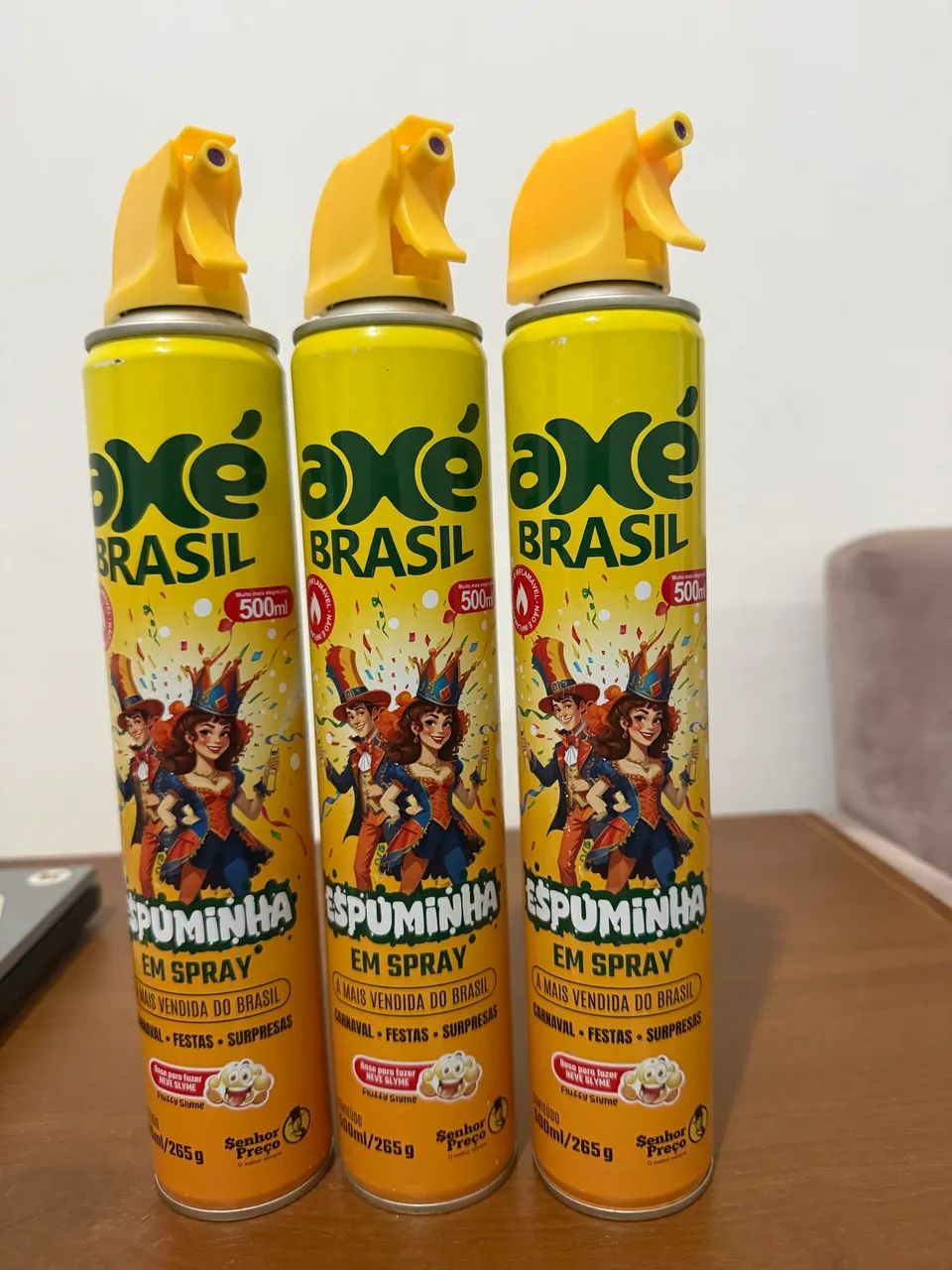 Kit Espuminha em spray 