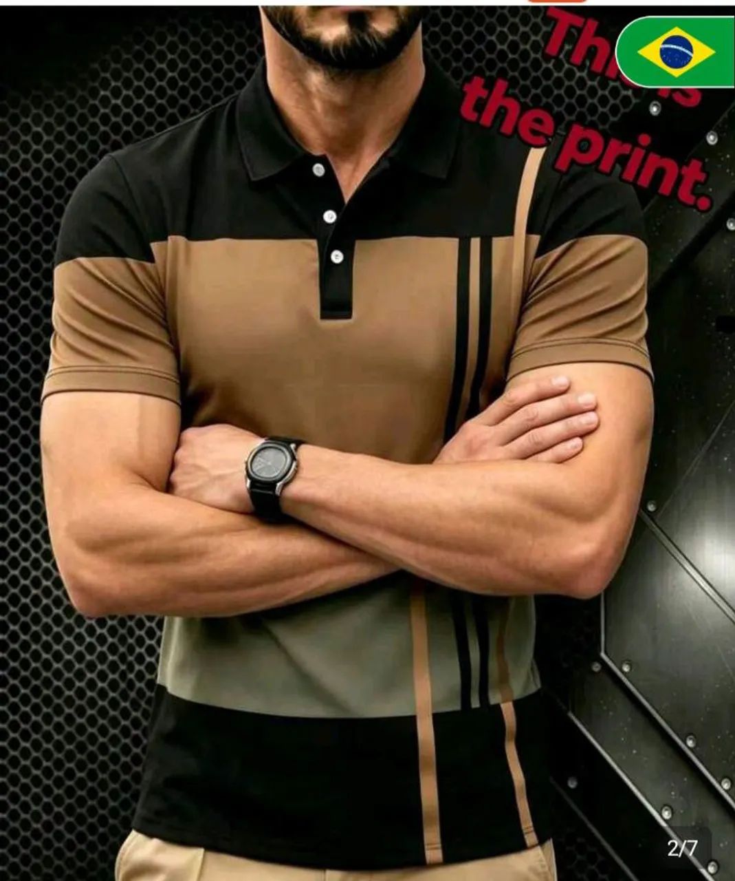 Camisa Polo  Masculina  - Foto 2