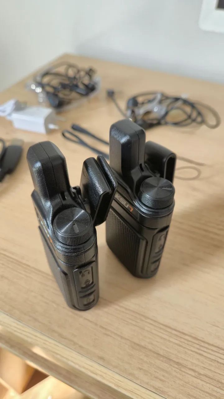Kit 2 Rádios Comunicadores Walkie talkie 3km Ksut Pmr 446 - Foto 3