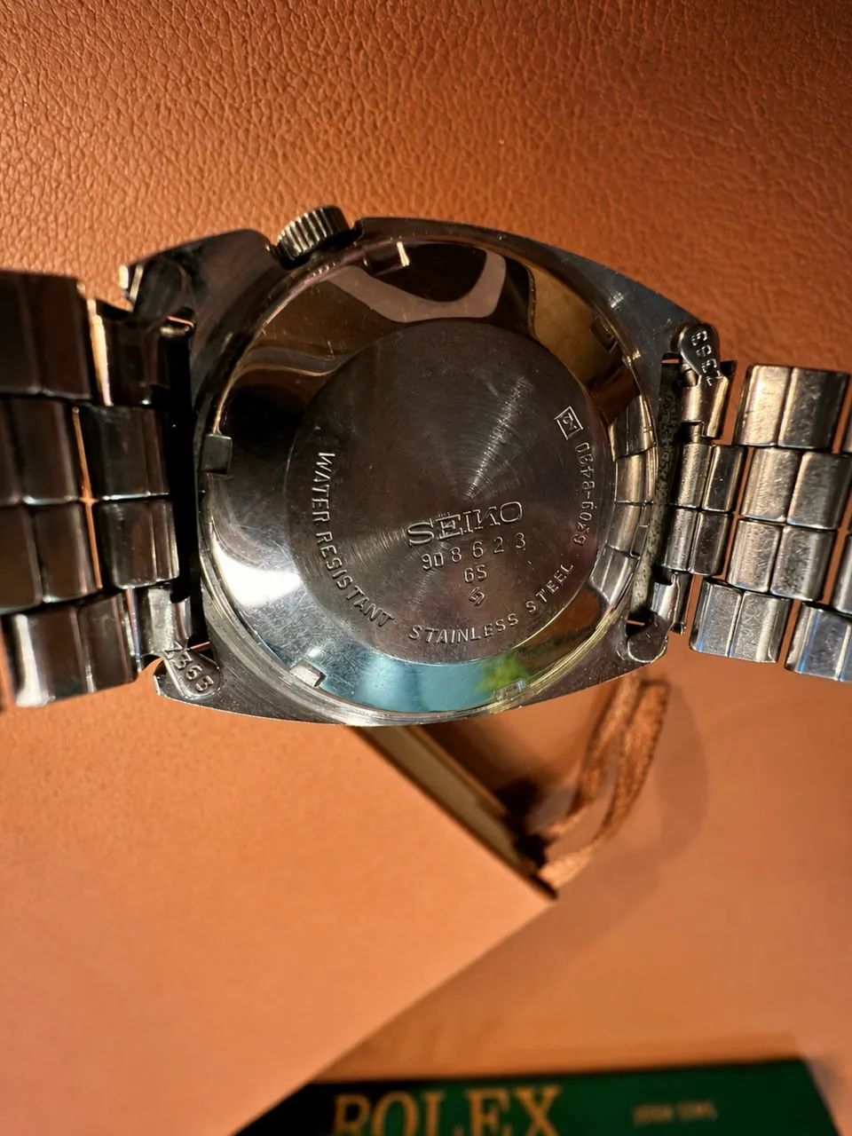 RELÓGIO SEIKO 5 AUTOMATIC 6309-8480 VINTAGE - Foto 4