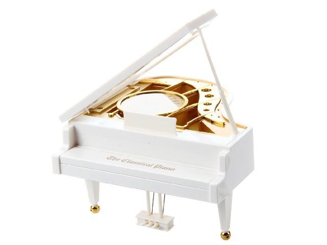 Caixa Caixinha de Música Piano Corda com Bailarina e Porta Jóias (NOVA) - Foto 2
