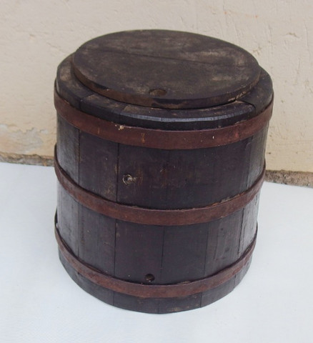 Barril de carvalho envelhecido para cachaça/bebidas