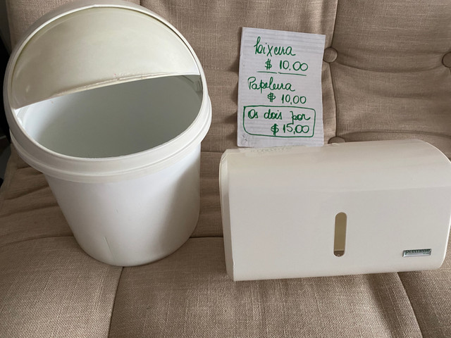Kit Lixeira + Papeleira