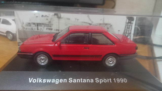 Miniatura carro Vw Santana Sport 1990