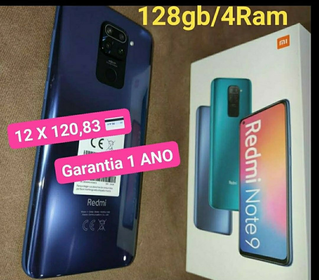 Redmi Note 9 128gb/4Ram com Garantia 1 Ano - Foto 3