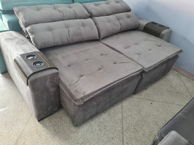 NOVO retrátil reclinável 5 lugares entrego
