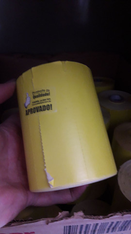 Etiqueta termica amarela - Foto 4