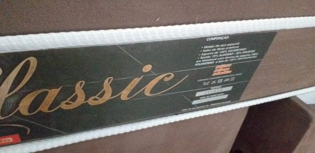 Colchão Classic 28cm X 193cm X 240cm - Acompanha Box Marca Prado - Foto 4