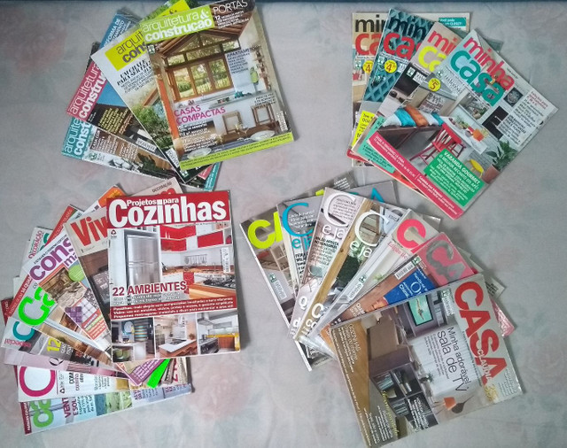 R$15 por 23 Revistas de Decoração