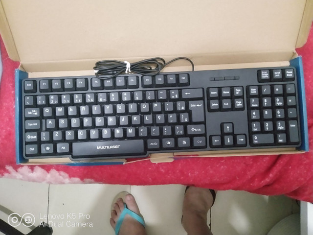 Mouse e teclado Multilaser