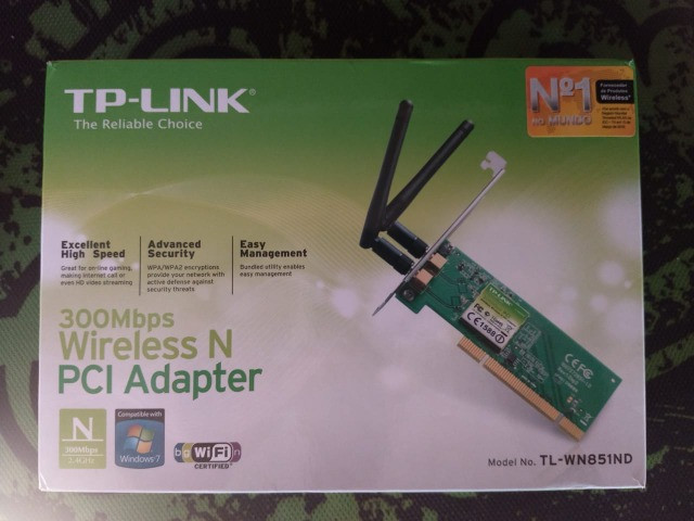 Placa de Rede Adaptador TL-WN851ND